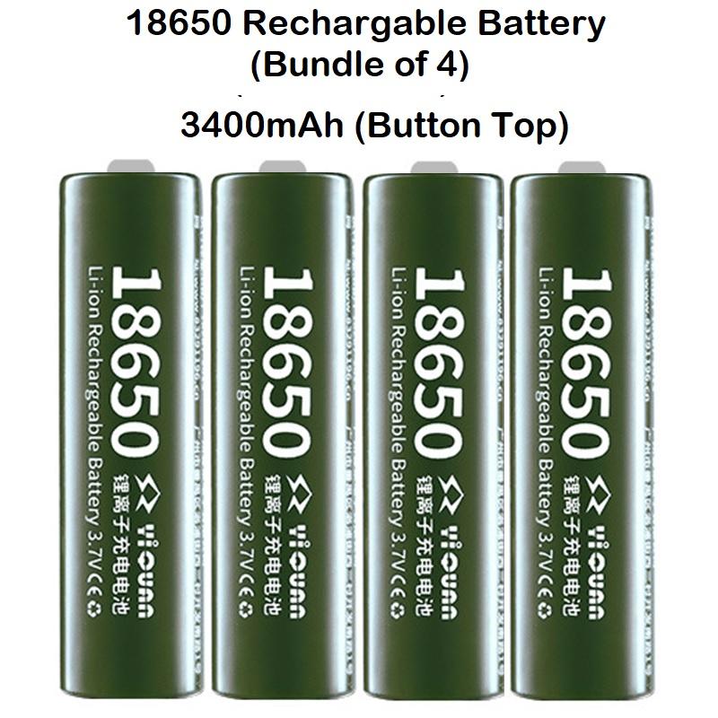 18650 solar rechargeable battery