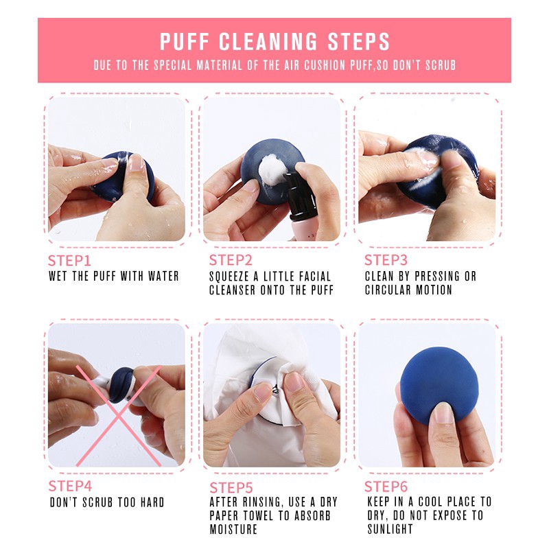 Make Up Tool Soft Lightweight Skin Care Makeup Remover Deep Cleansing Powder Puff