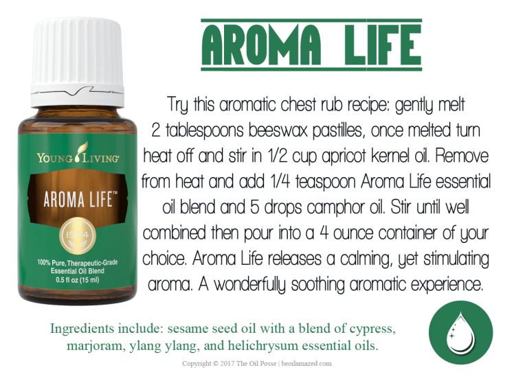 100% Original Young Living AROMA LIFE Pure Essential Oil Blend