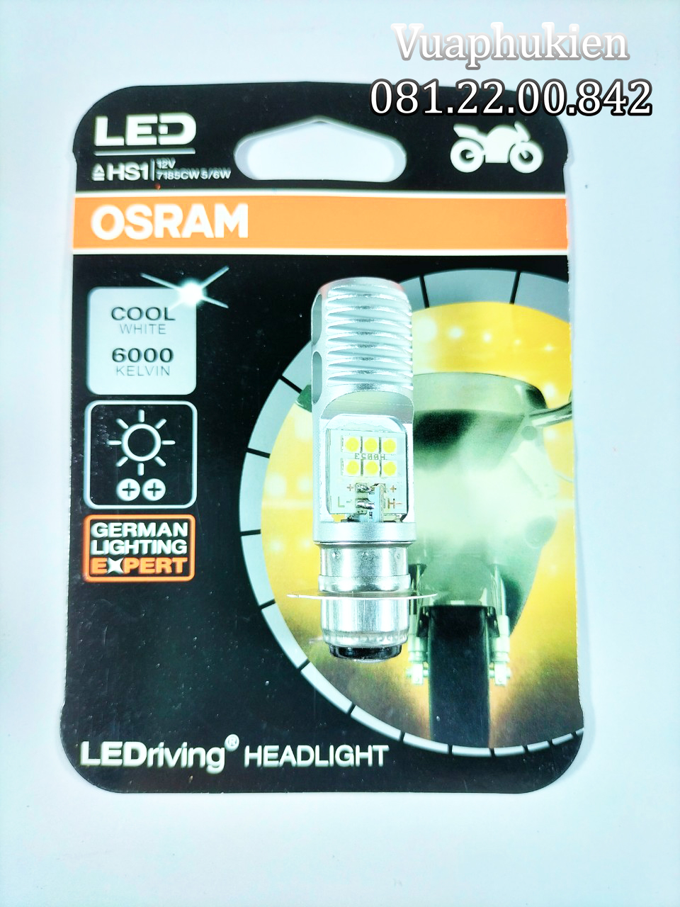 Đèn pha led osram chân m5 với 12 tim led dành cho xe máy siêu rẻ