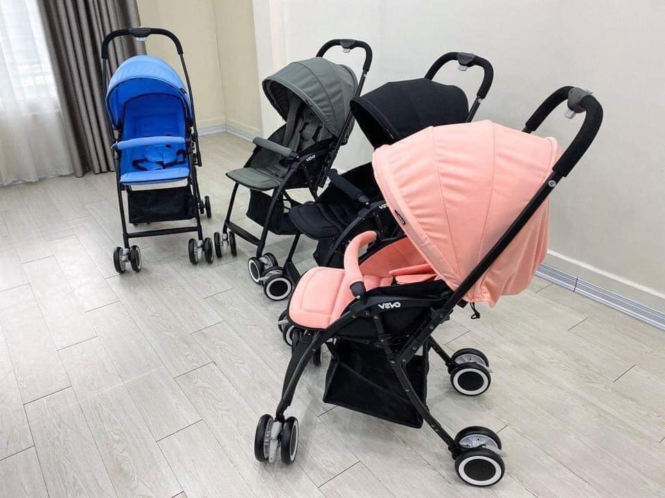 Xe Đẩy Vovo 2 Chiều 3 Tư Thế Mẫu Mới