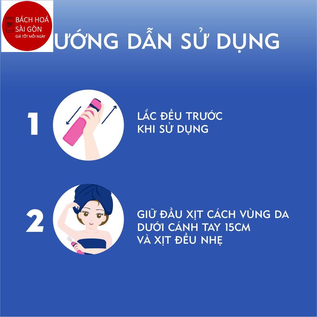 Xịt Ngăn Mùi NIVEA dành cho Nữ, chai 150ml