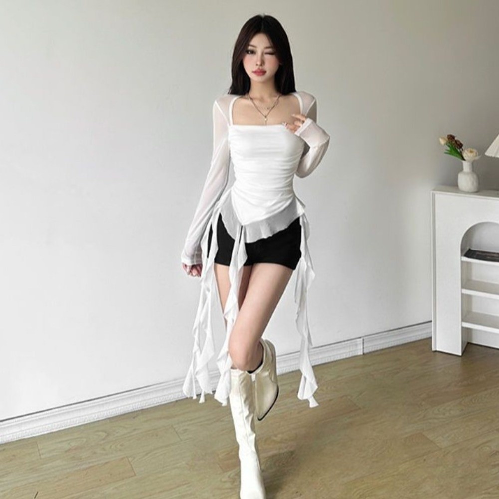 Fashion%20Streetwear%20Jellyfish%20Mesh%20Belt%20T-Shirt%20Y2K%20Elf%20Long%20Sleeve%20Slim%20Fit%20Crop%20Tops%20Irregular%20Unusual%20Ruffle%20Long%20Sleeve%20Tops%20Spring%20Summer%20-%20Image%206