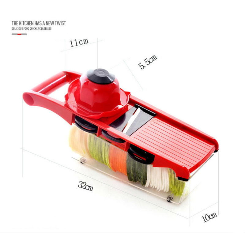 Multifunctional vegetable cutter, vegetable cutter artifact slicer, potato slice slicer, cucumber grater