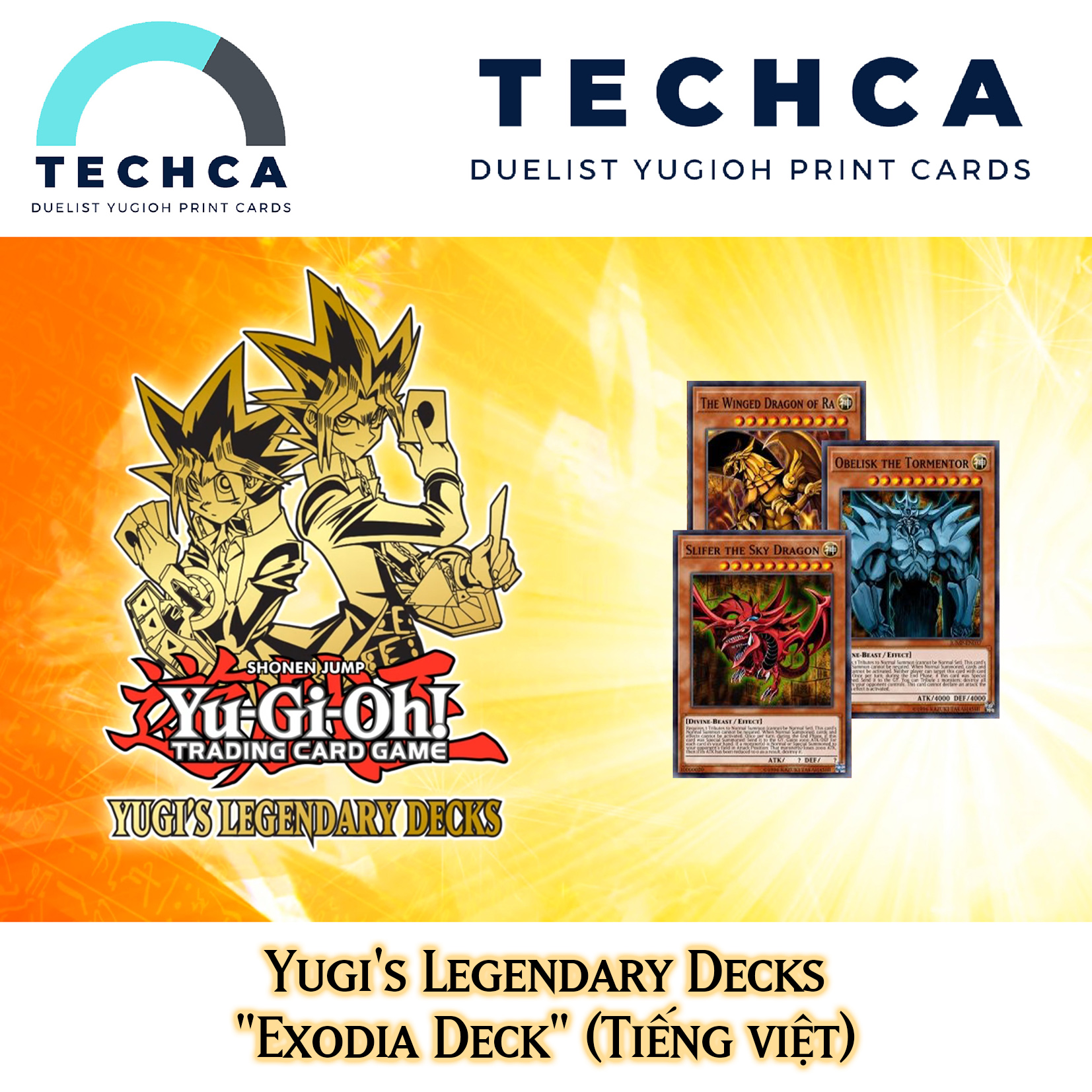 [Bài In Tiếng Việt] Bộ bài Yugioh - Yugi's Legendary Decks "Exodia Deck"