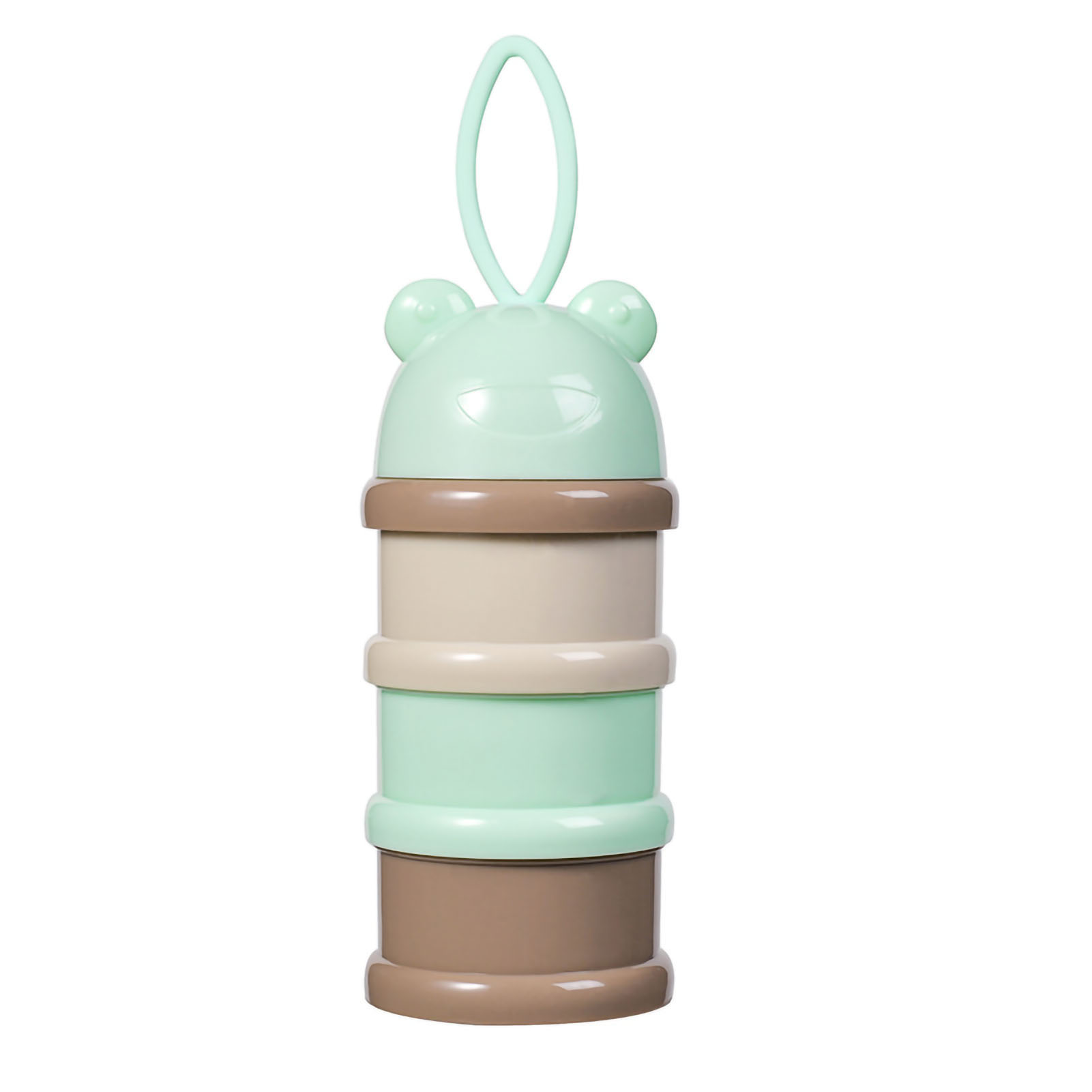 Milk Powder Box 3 Layer Frog Style Stackable Food Storage Containers for Babies Toddlers Kids