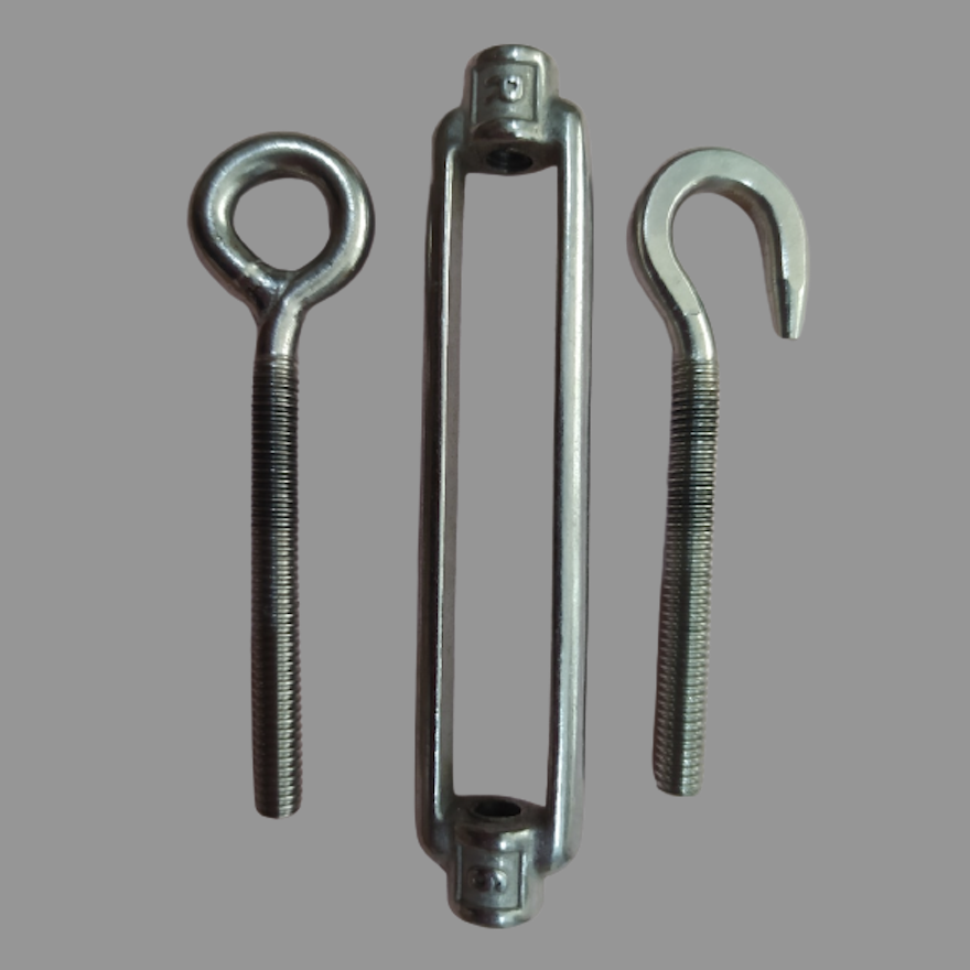 Tăng đưa inox đầu móc đầu khoen 6 li , 8 li , 10 li
