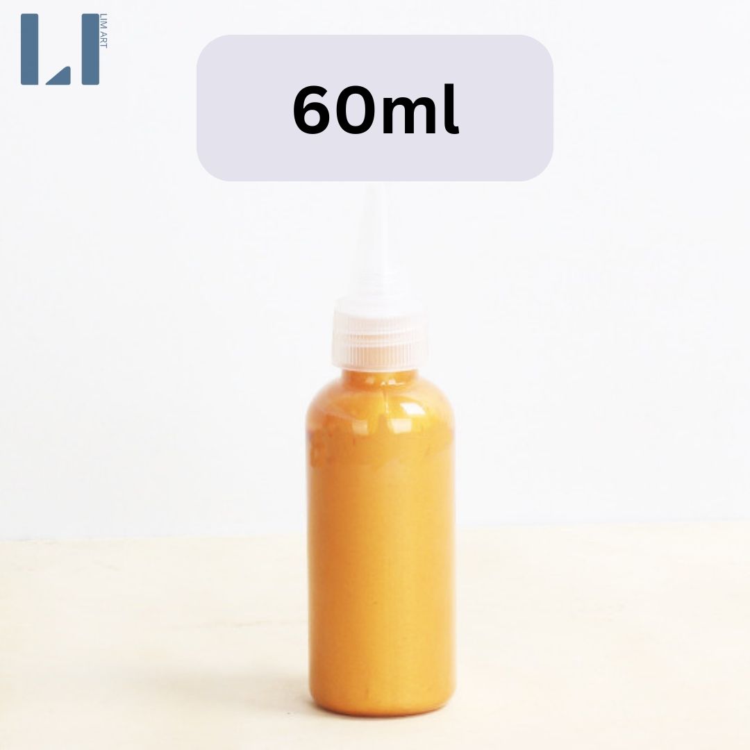 Màu acrylic nhũ vàng, nhũ bạc 30/60/100ml