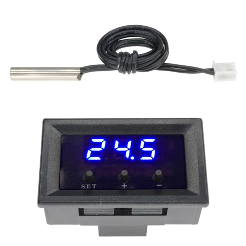 W1209 Digital Thermostat DC 12V Temperature Control Regulator Thermoregulator Switch Module Incubator NTC Sensor.