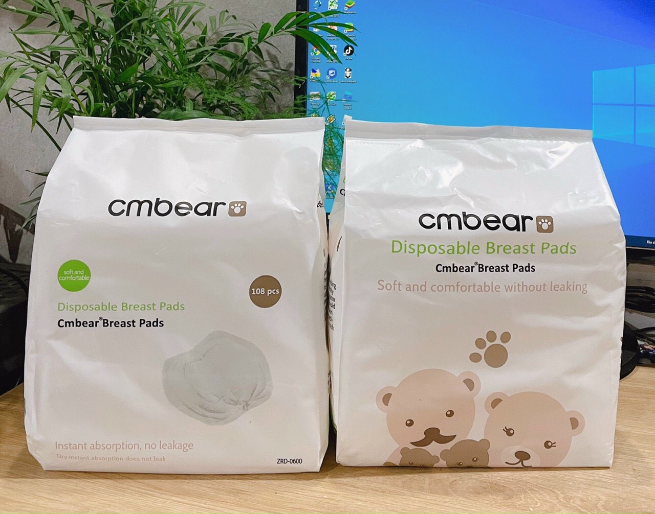 Miếng lót thấm sữa CM Bear ( Bịch 108 miếng)