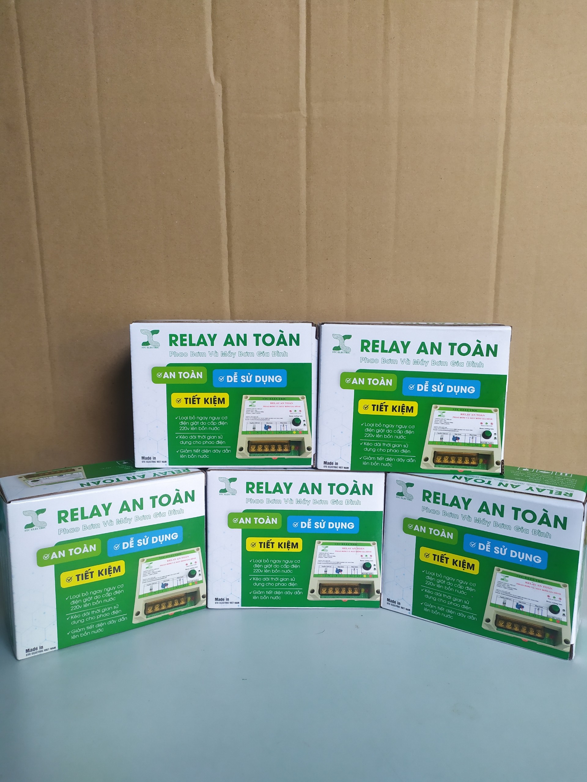 [ COMBO 05 SẢN PHẨM ] Rơ le an toàn phao điện máy bơm A_01 2000W