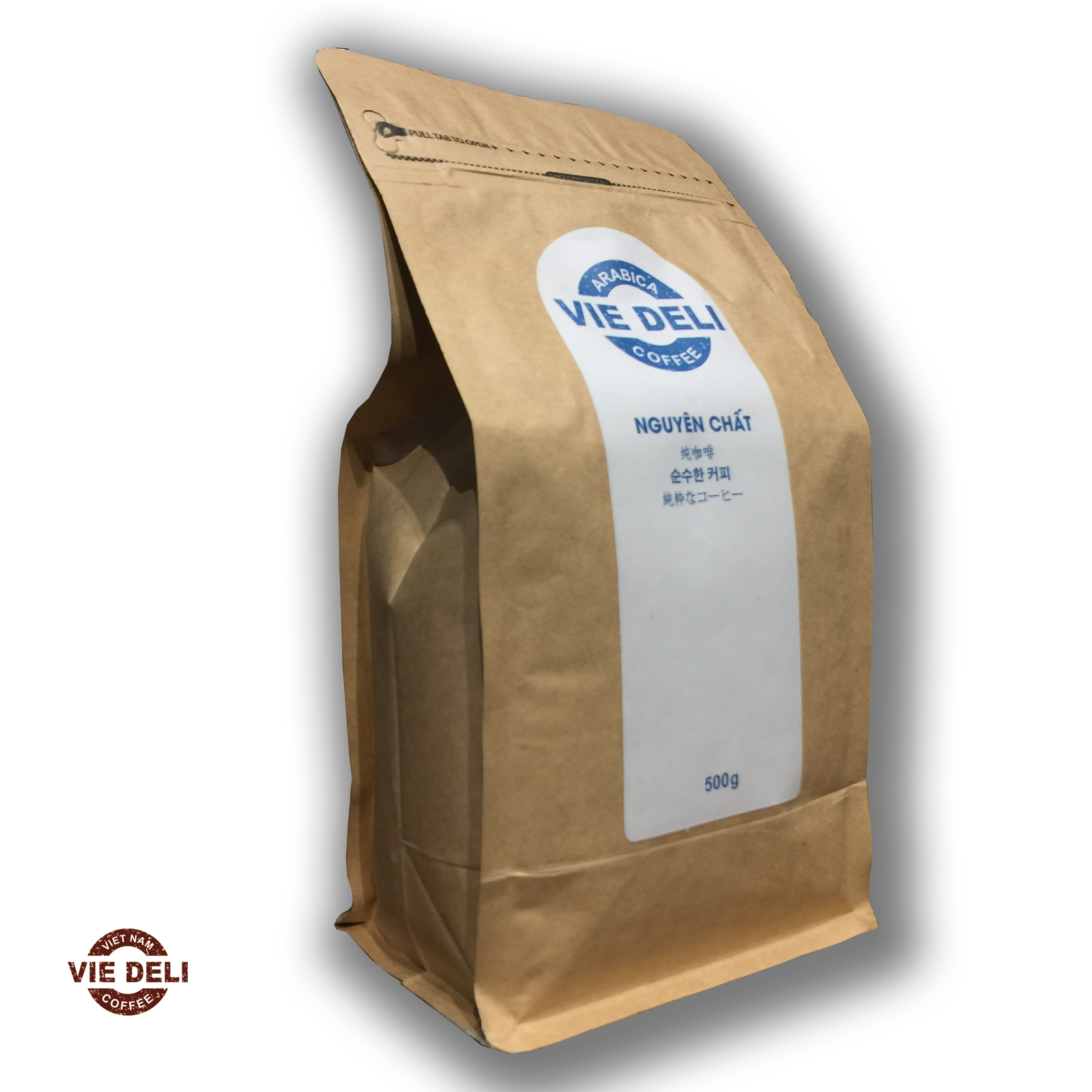 Cà phê hạt Arabica Viedeli, túi 500g