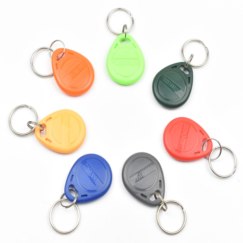 10pcs/lot 125khz Proximity Abs Tags Tk4100 Key Fobs Not Writable For ...