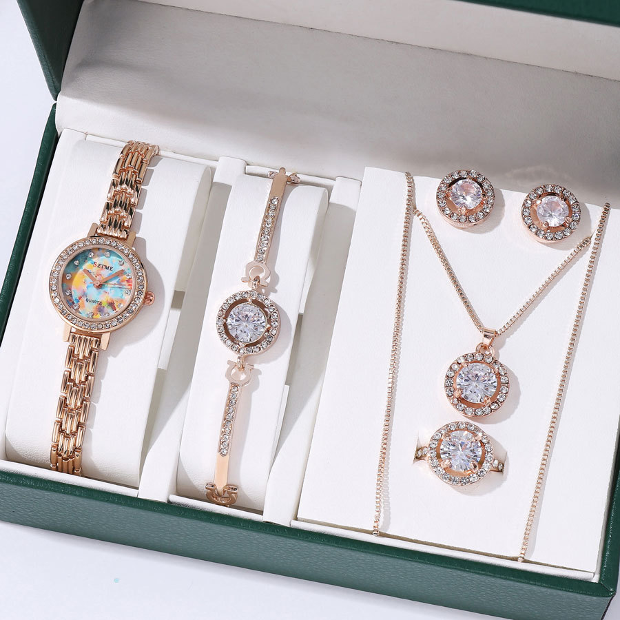 Fashion diamond studded watches set of 5 Jacob & Co. Five Time Zone Quartz Factory Diamond Set  main image 3