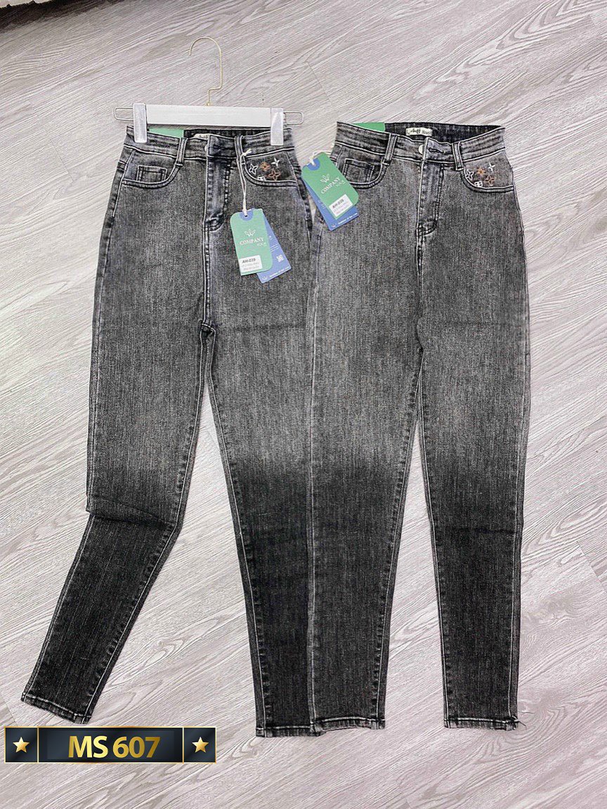 Quần jean nữ lưng cao trẻ trung, quần bò nữ co giãn chất jeans cao cấp mẫu mới thời trang Soonshop - QJNU23