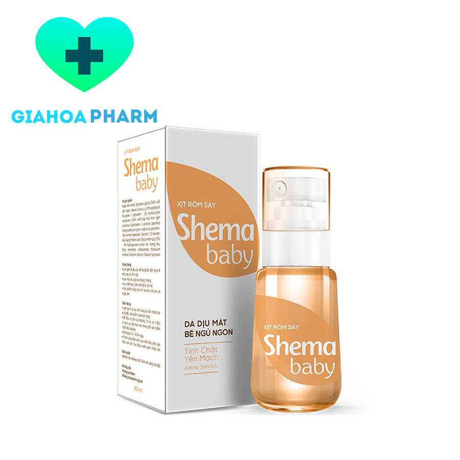 Xịt rôm sảy cho bé Shema baby
