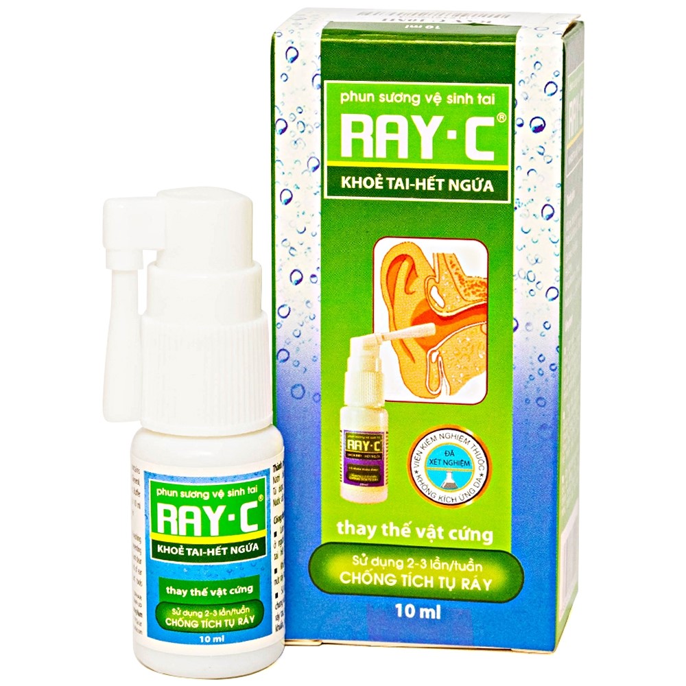 Ray c 10ml - phun sương vệ sinh tai