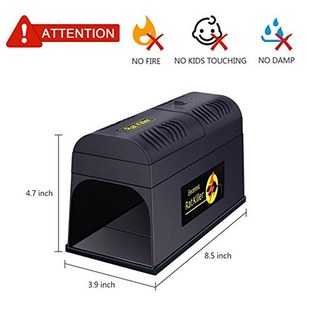 Electronic Rodent Mouse Zapper Home Use Pest Control Electric High Voltage Mouse Rat Trap Mouse Killer