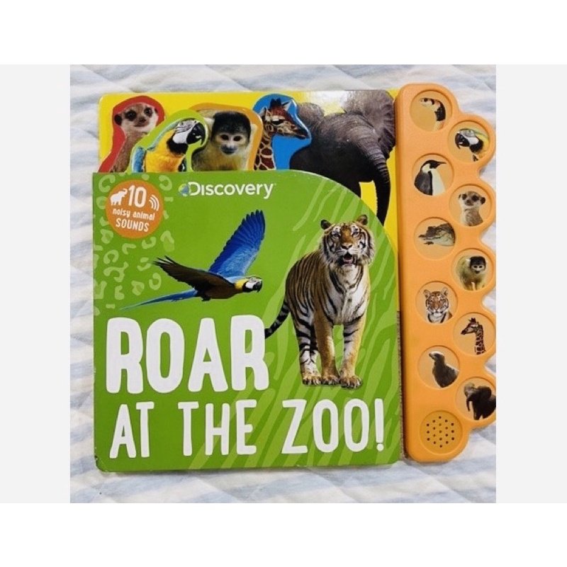 Ready Stock]Discovery Kids sound book Roar At The Zoo! 10 Noisy Animal  Sounds Children Book Kid Book Board Book | Lazada Singapore