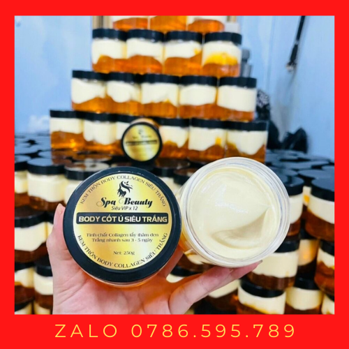 Kem body cốt ủ siêu trắng
