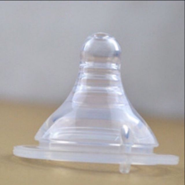 Núm Ti Silicon Siêu Mềm Thay Thế Bình Sữa Cổ Rộng, Cổ Hẹp