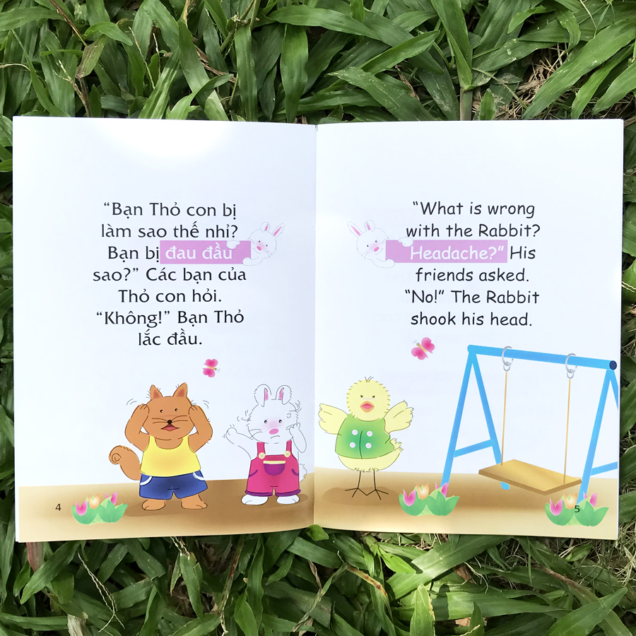 Sách Truyện Tranh Song Ngữ Việt-Anh Cho Bé - Lẻ tùy chọn, bộ 12q
