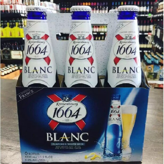 Thùng 24 Chai Bia Blanc 1664 330ml