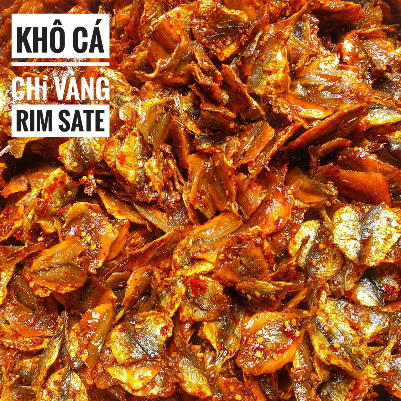 Dry fish floss Gold sauce sate can 300gram