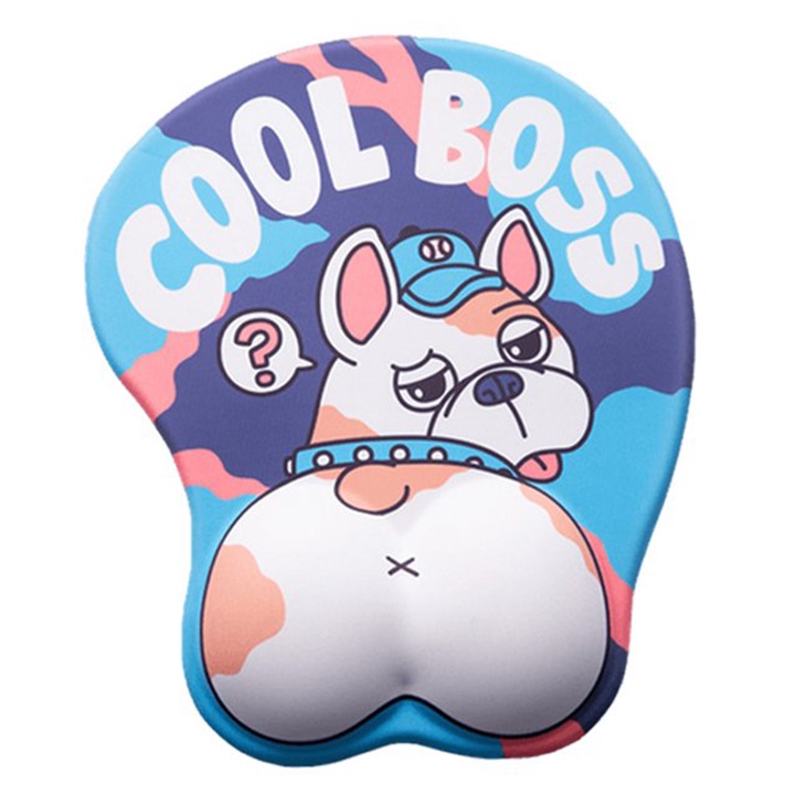 Silicone 3D cute mouse pad large size mouse pad