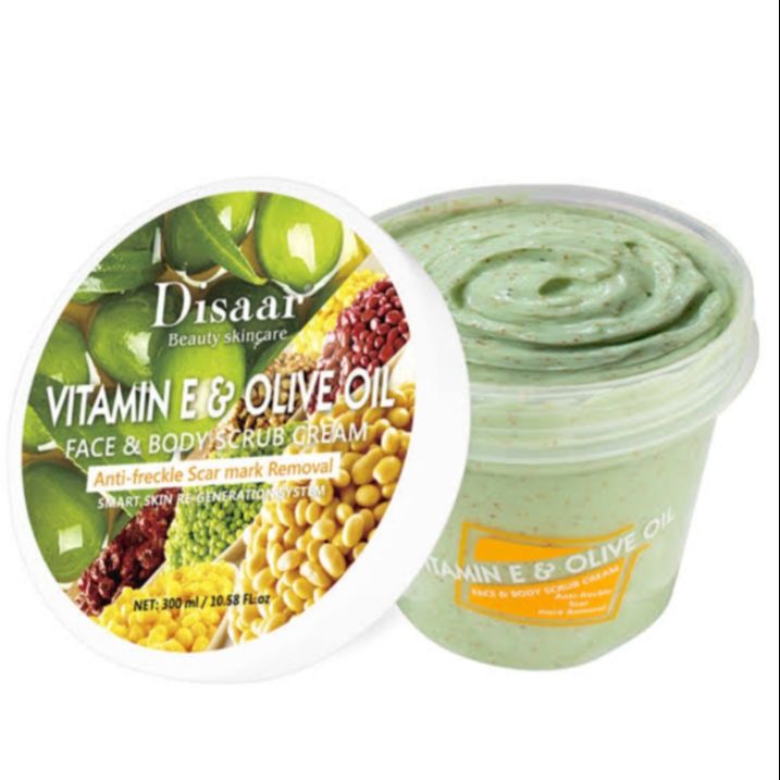 Disaar Vitamin E and Olive Oil (face and body scrub cream ) Lazada PH