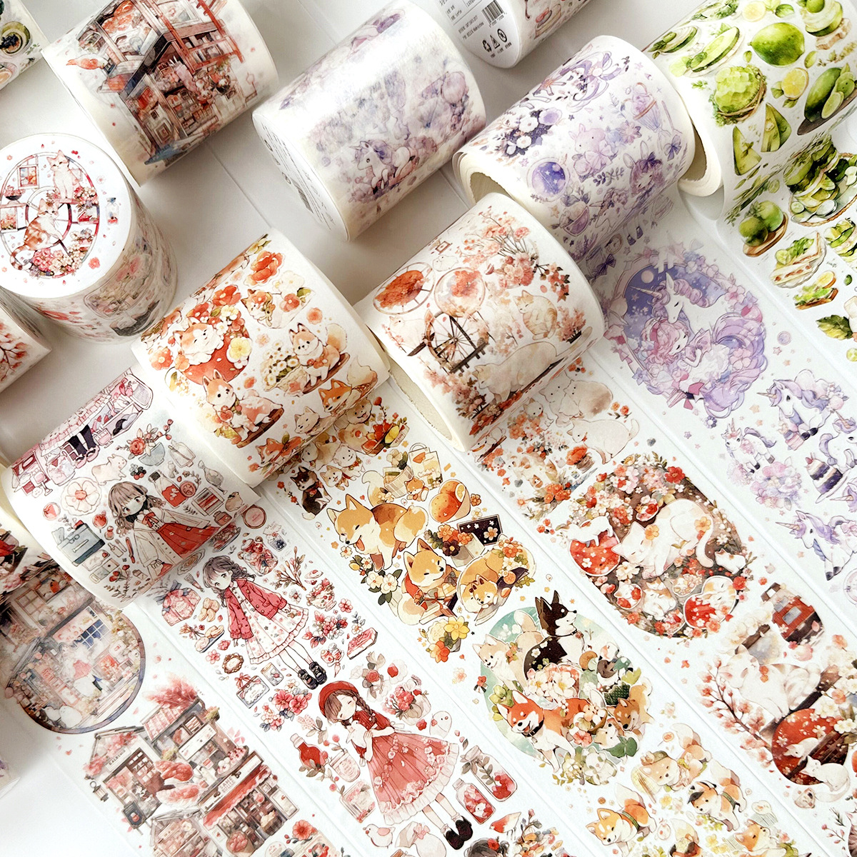 %E3%80%90The%20Quiet%20Page%E3%80%91Cute%20Girl's%20Daily%20Life%20Masking%20Washi%20Tape%20Kawaii%20Cat%20Dog%20Decorative%20Adhesive%20Material%20Sticker%20Diy%20Label%20Album%20Diary%20Scrapbooking%20-%20Image%204