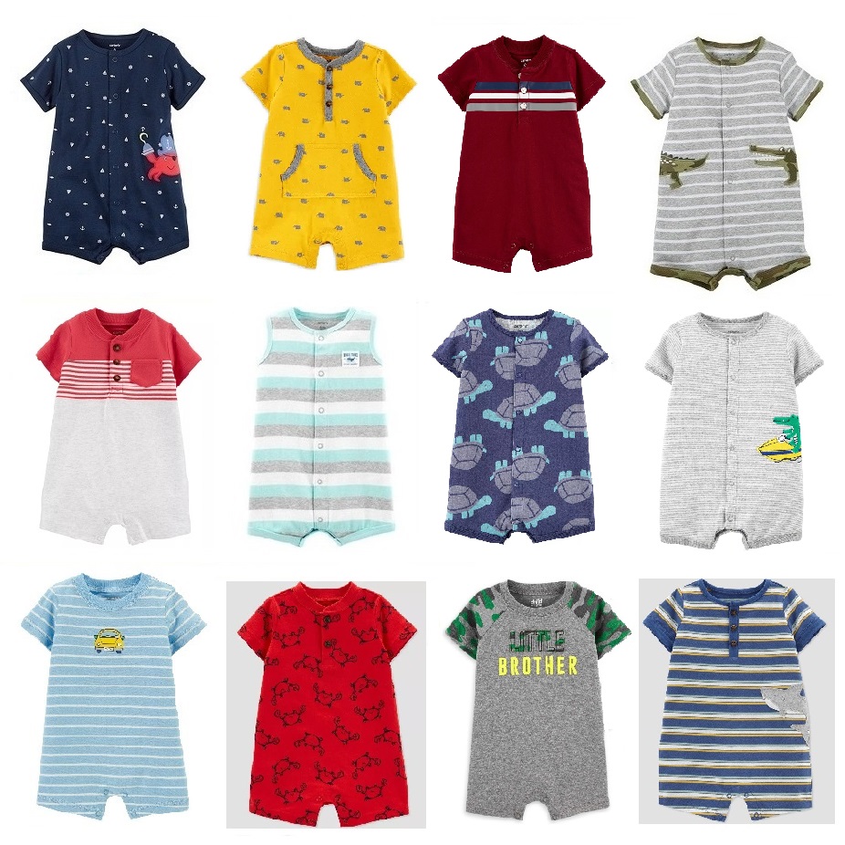 BODY ĐÙI CARTER [XUẤT XỊN, CHỌN MẪU] ROMPER JUMPSUIT CHO BÉ TRAI