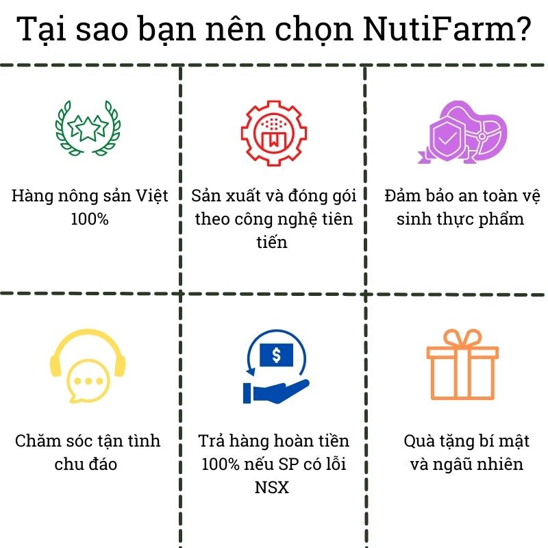 Khô bò miếng NutiFarm 220gr đặc sản đà lạt