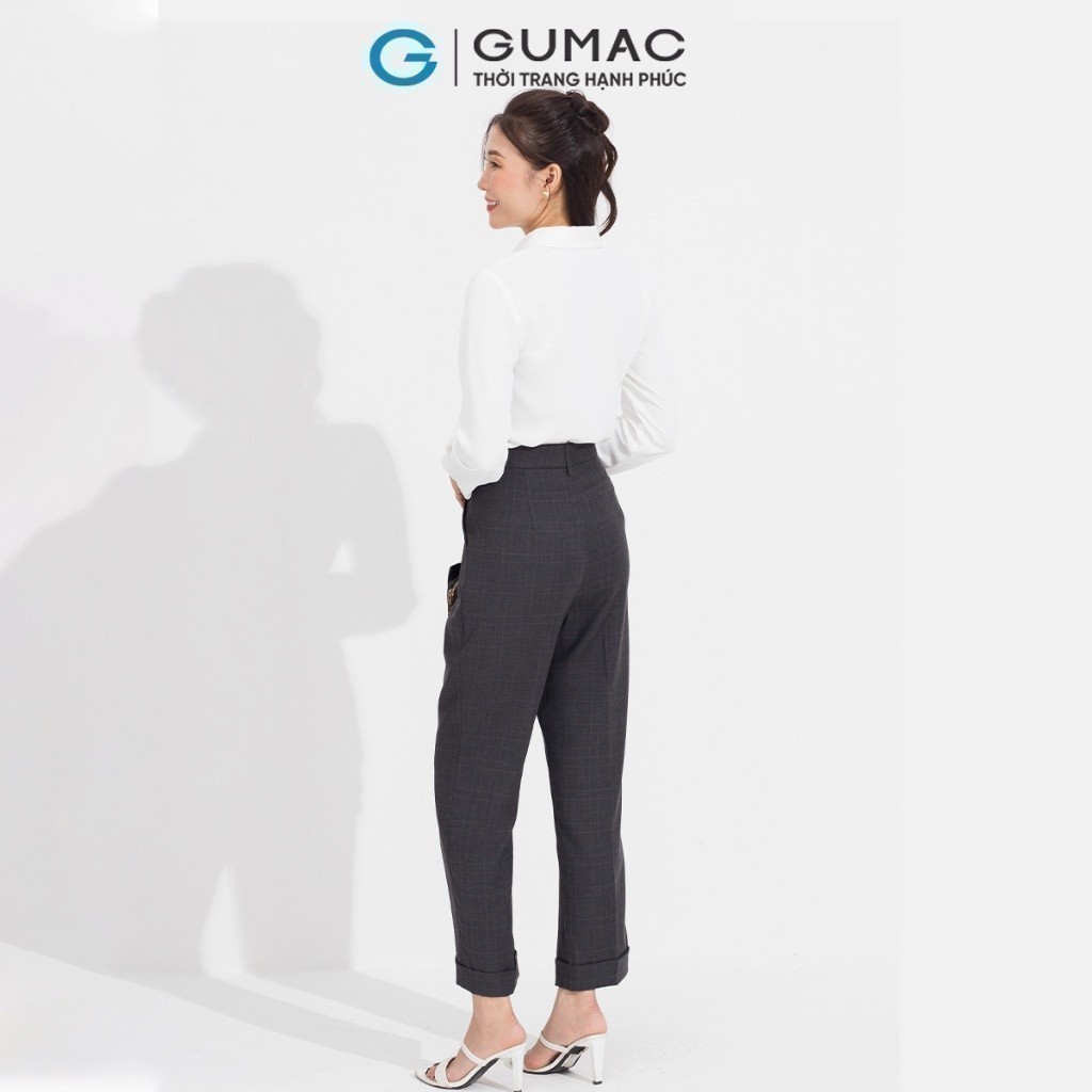 [15 - 17.6 |Voucher 8-15%] Quần suông túi đắp GUMAC QD05019