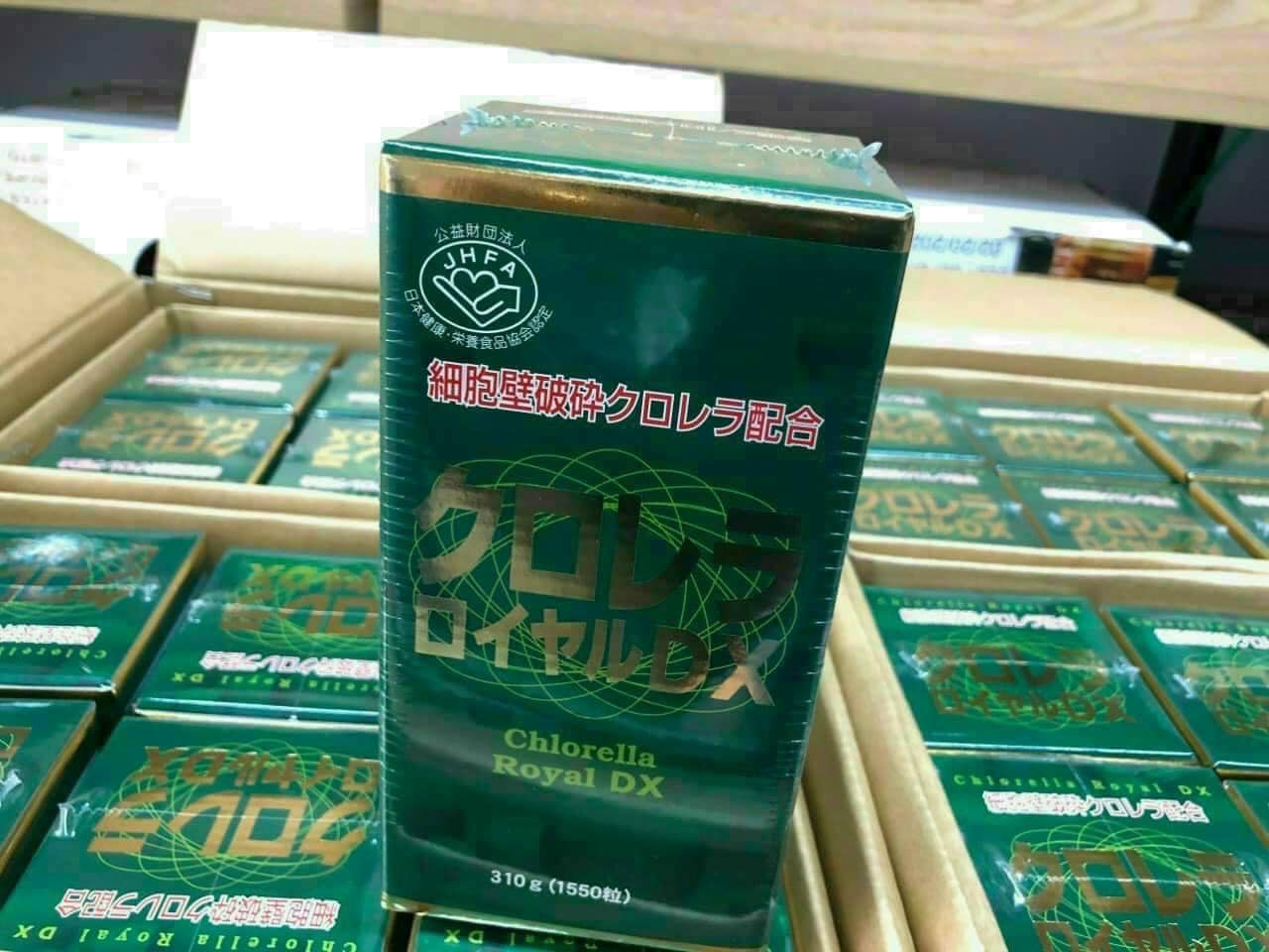 Tảo lục Chlorella Royal DX 1550v Nhật Bản