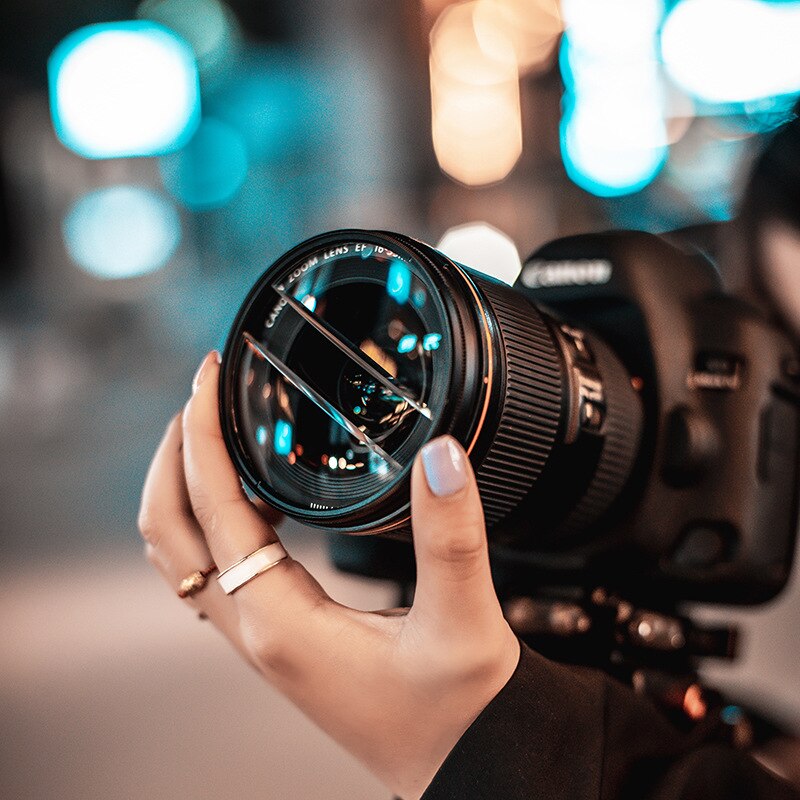Blur Effects Centerfield Split Diopter Filter Camera Prism Photography Filter Foreground Filters Double Half Moon Camera Filter