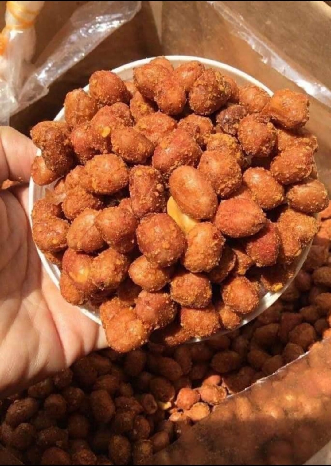 500 gr hat đậu phộng rang tỏi ớt - giòn ngon
