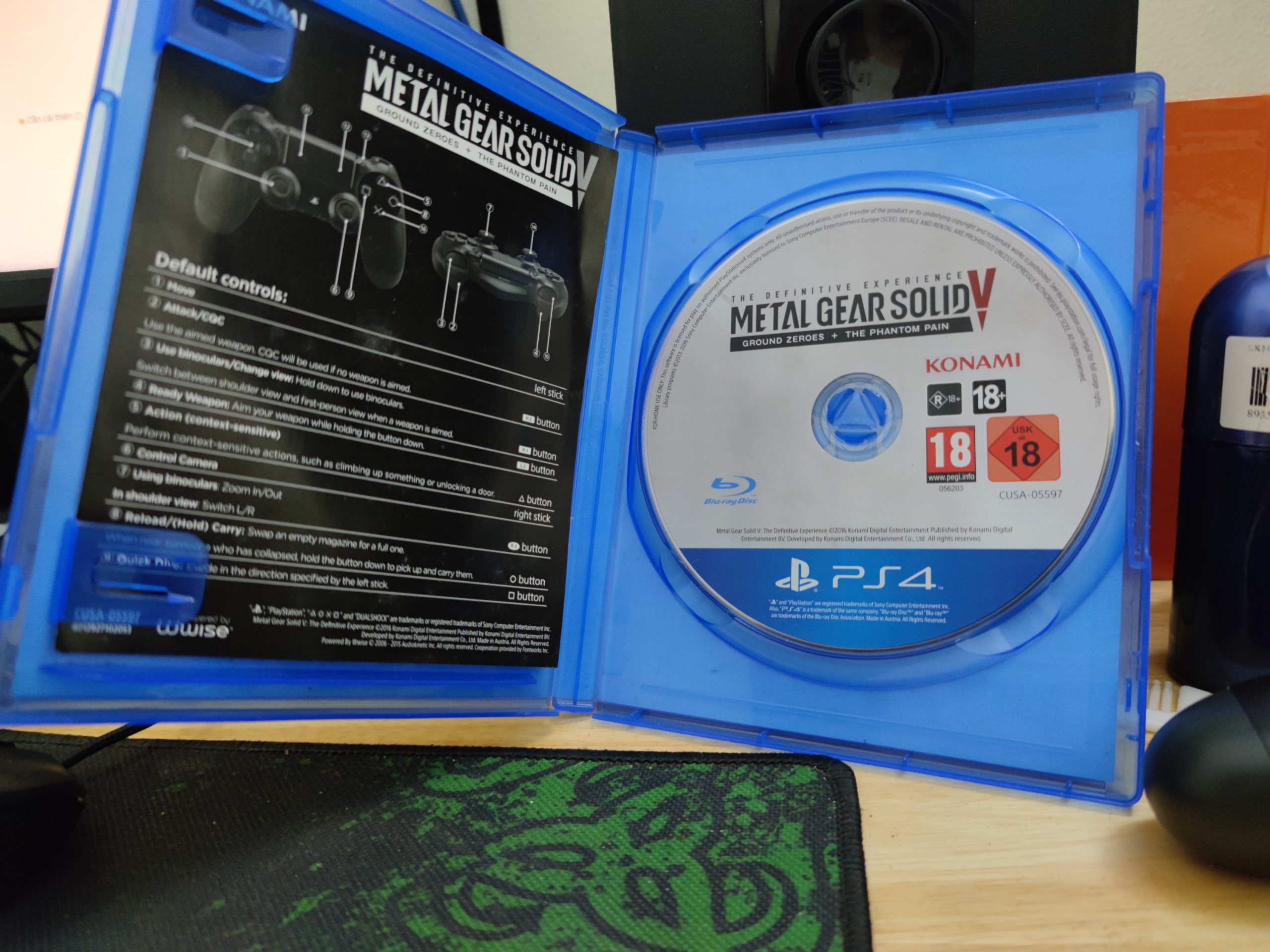 Đĩa game PS4 Metal Gear Solid V - The Definitive Experience