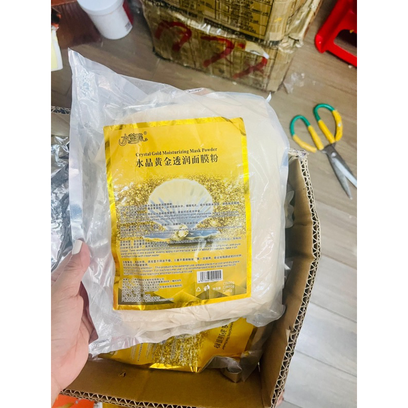 Bột Mặt Nạ Dẻo Sâm Vàng 24k