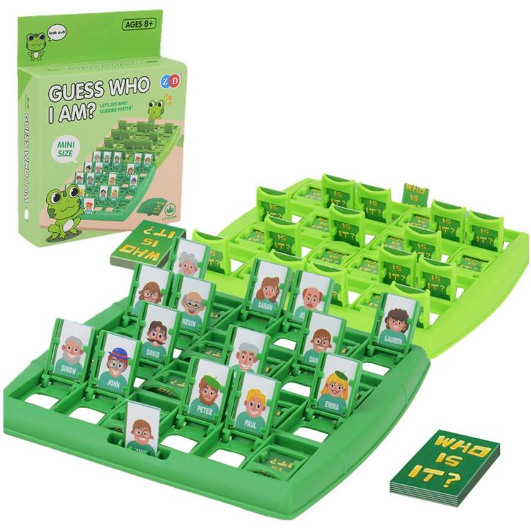 Guess Who I Am Game Guess Who I Am Puzzle Game Funny Guess Who I Am Puzzle Game with 96Pcs Cards Logical Reasoning Thinking Board Games cozy