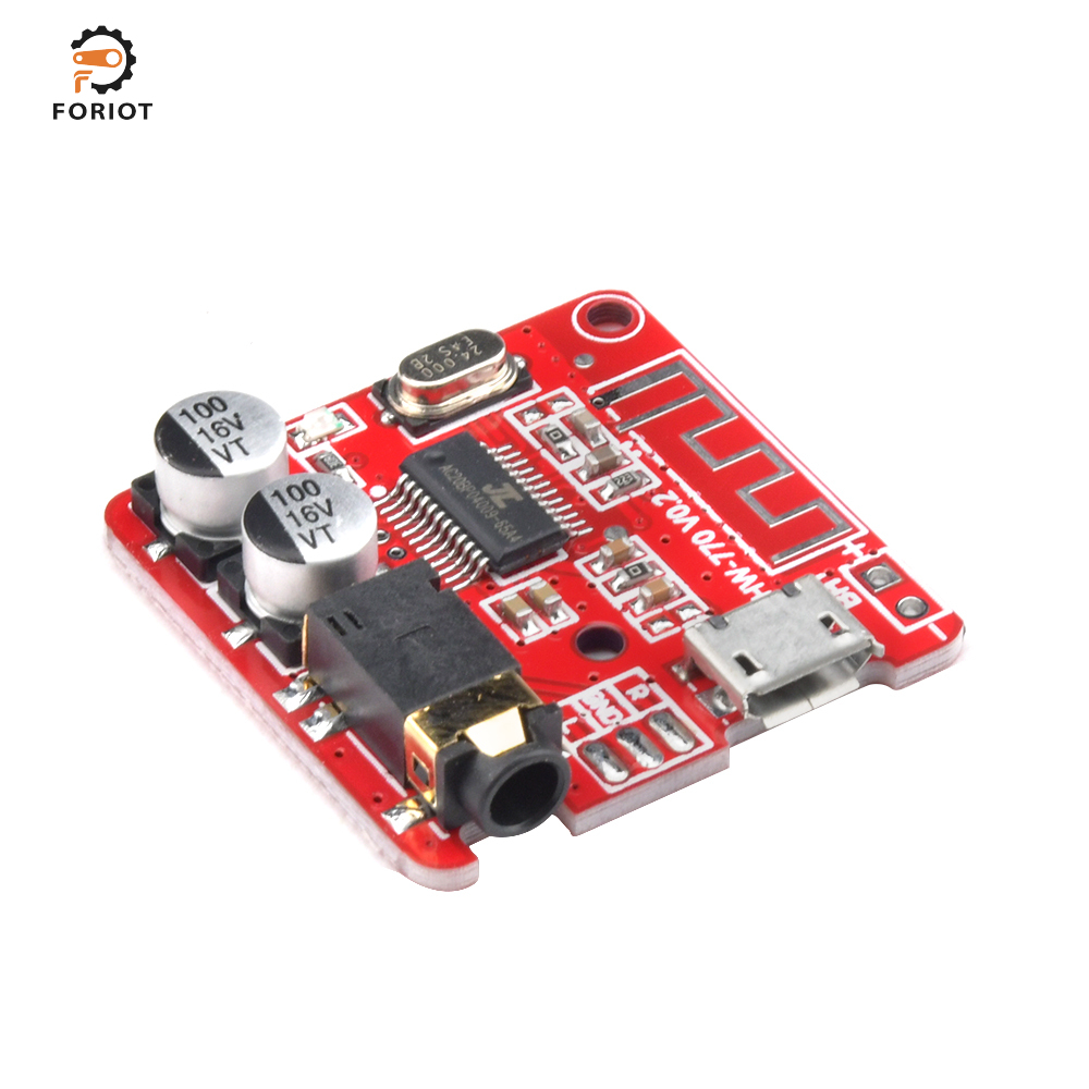 Foriot MP3 Bluetooth Decoder Board Lossless Car Speaker Audio Amplifier Board Modified Bluetooth 5.0 Circuit Stereo Receiver Module 5V