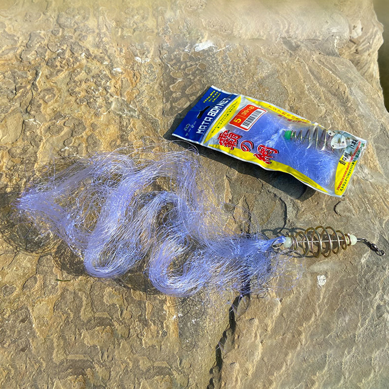 Bully Bundle Hookless Fishing Set Simple Small Fish Net Explosive Hook Spring Bait Cage Fishing Net Sticky. 