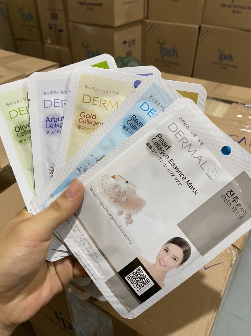 combo10 Mặt nạ Dermal Hàn quốc dưỡng da tinh chất  23g (ngẫu nhiên)