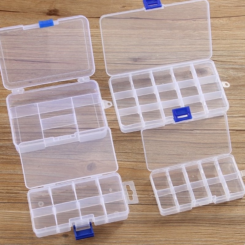 Convenient multi-compartment transparent jewelry box