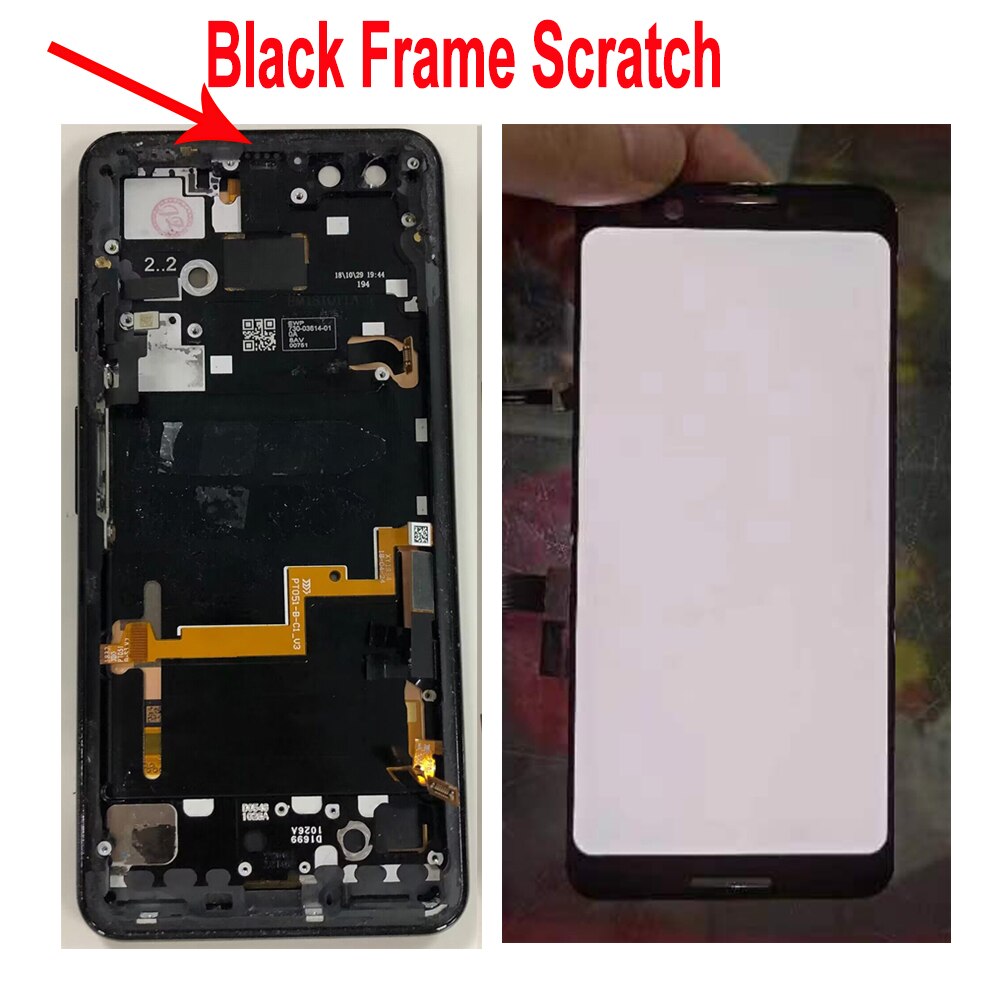 Khiếm khuyết ban đầu cho Google Pixel 3 màn hình LCD màn hình cảm ứng số hóa cho Google Pixel 3 màn hình LCD thay thế