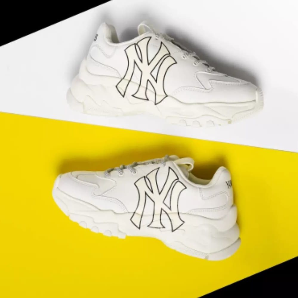 Giày Sneaker Nam Nữ Big Ball Chunky MLB NY ( Full box+ bill + nước lau giày)