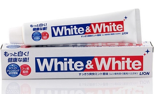 [1 TUÝP] Kem Đánh Răng Nhật Bản WHITE&WHITE 150g - Sản Phẩm Nhập Khẩu