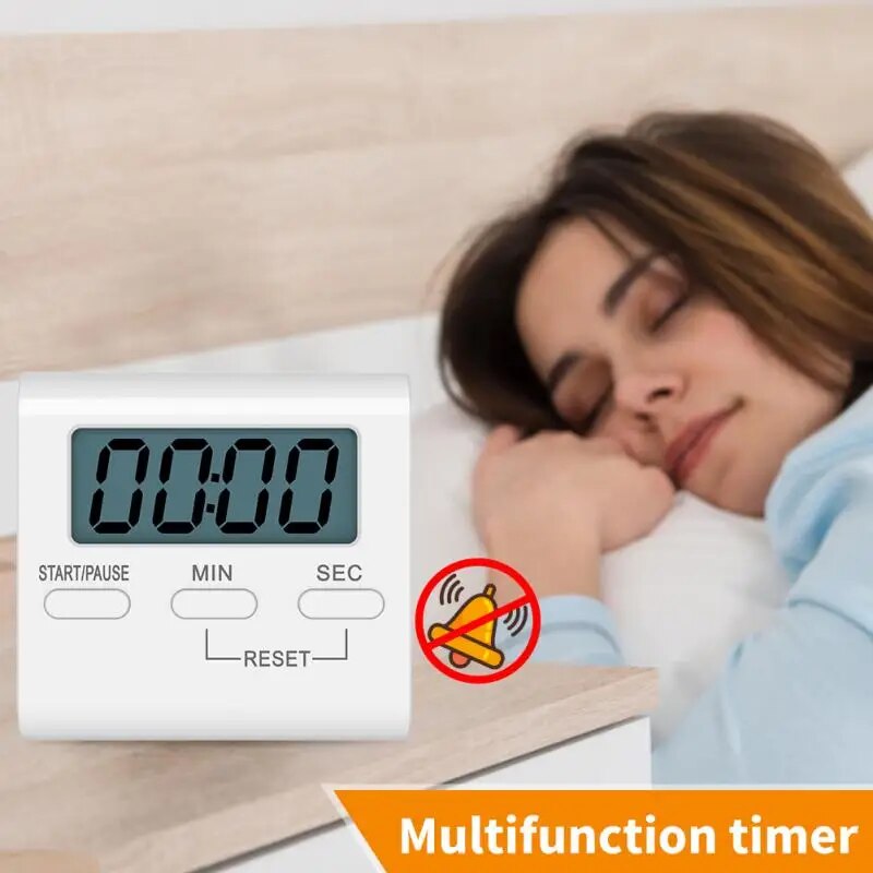 【Bestselling】 Digital Kitchen Timer Lcd Cooking Timer Strong Magnet Back For Cooking Baking Sports Games Kitchen Gadget Not Included