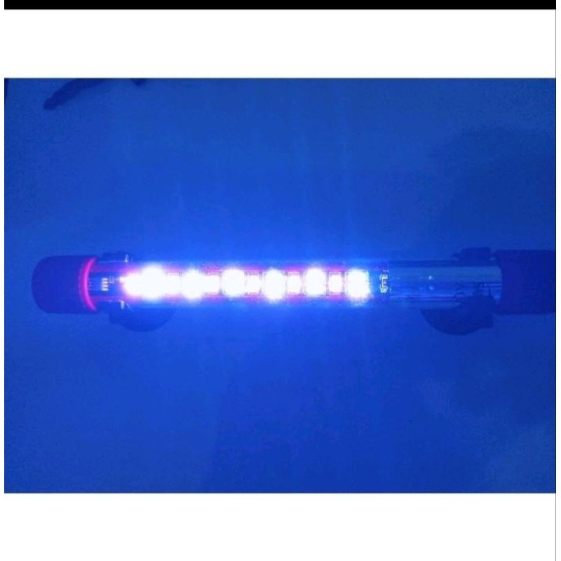 Lampu LED Celup Tanning Aquarium Aquascape SAKKAI PRO DAY NIGHT UVA & UVC T4 K80 + PACKING PIPA