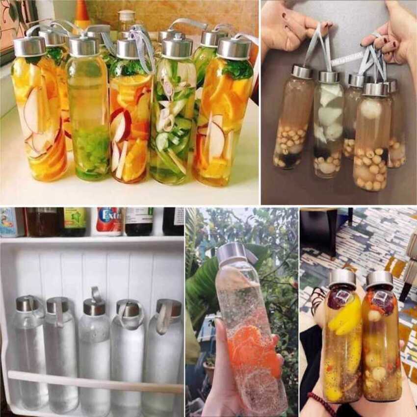 Water glass bottle 500ml – combo 5 bottles